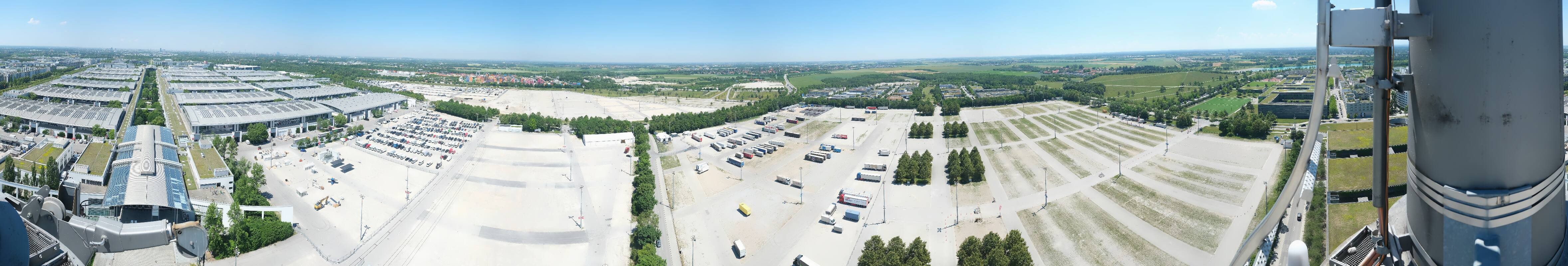 Archiv Foto Webcam München: Messeturm Riem (Messestadt Ost)