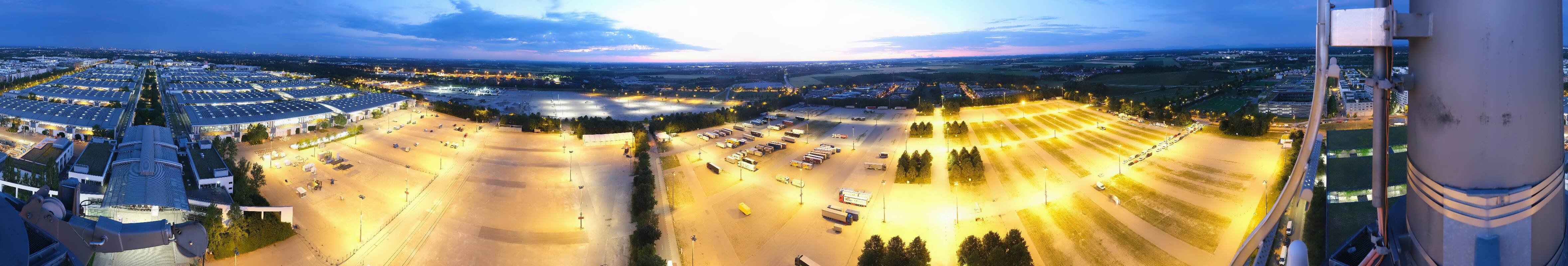 Archived image Webcam Munich: Messe München Riem
