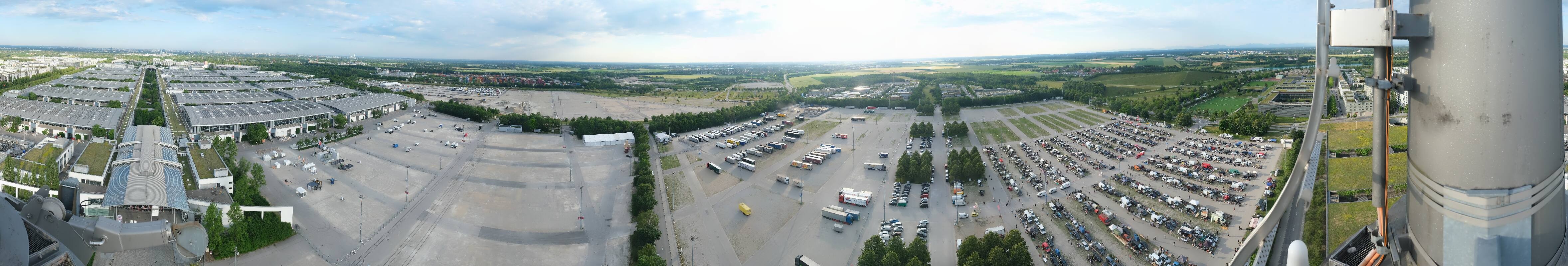 Archived image Webcam Munich: Messe München Riem