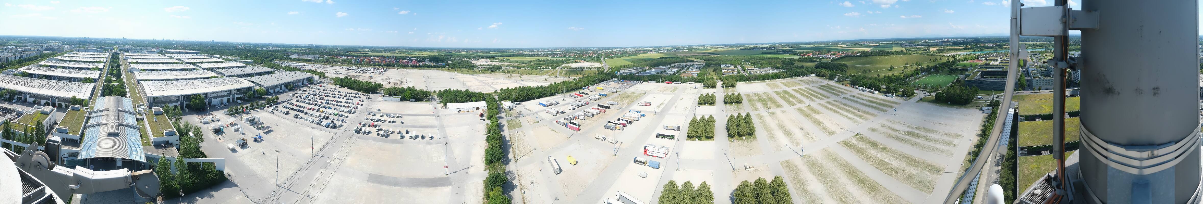 Archived image Webcam Munich: Messe München Riem