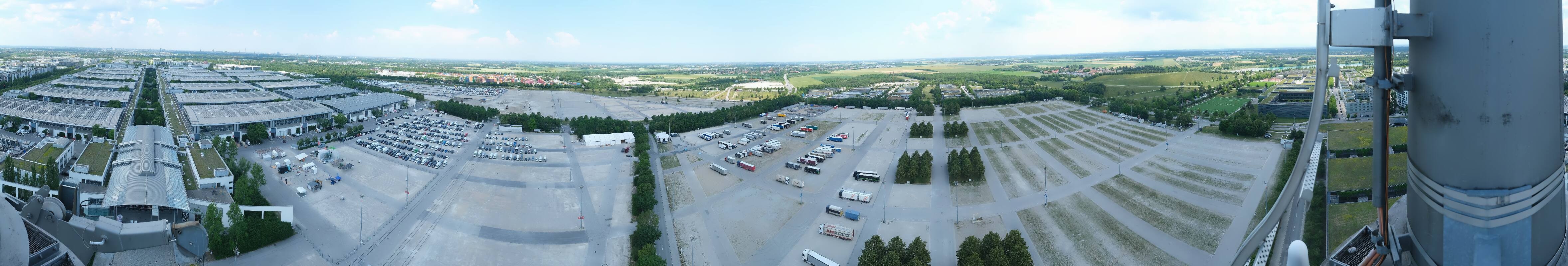 Archiv Foto Webcam München: Messeturm Riem (Messestadt Ost)