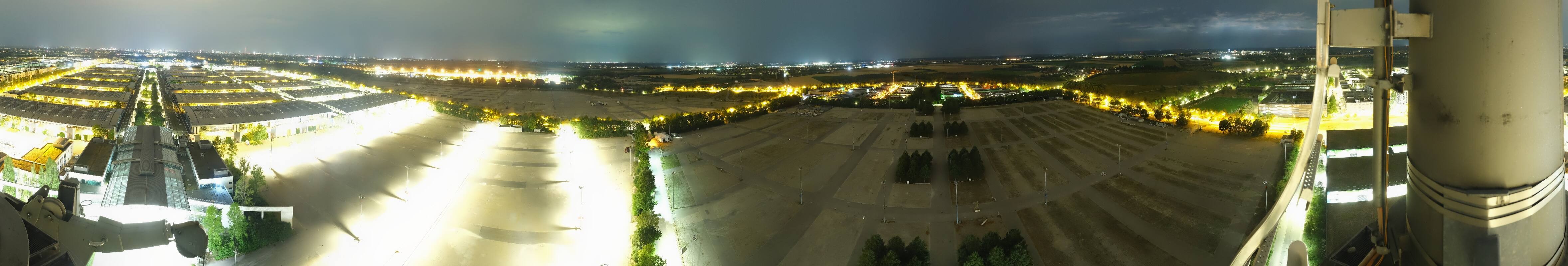 Archiv Foto Webcam München: Messeturm Riem (Messestadt Ost)