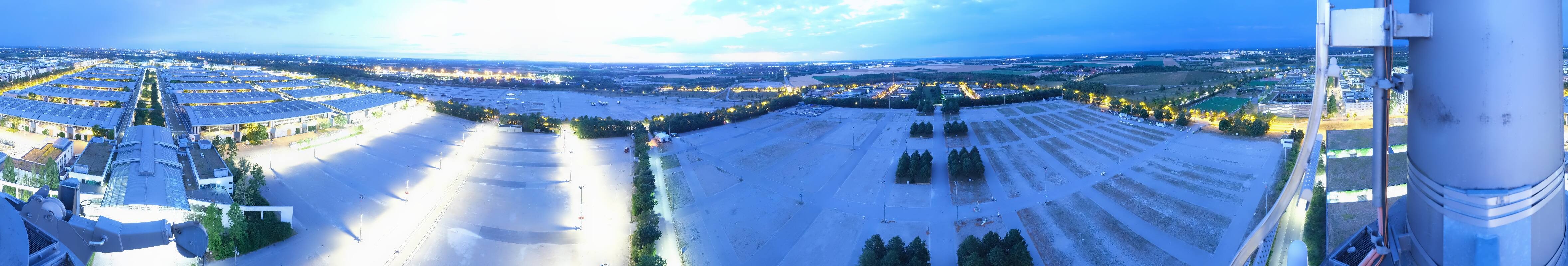 Archiv Foto Webcam München: Messeturm Riem (Messestadt Ost)