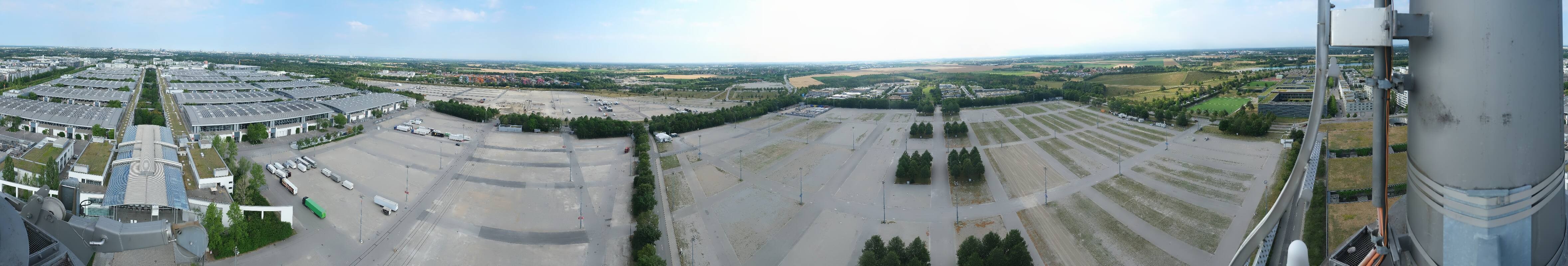 Archiv Foto Webcam München: Messeturm Riem (Messestadt Ost)