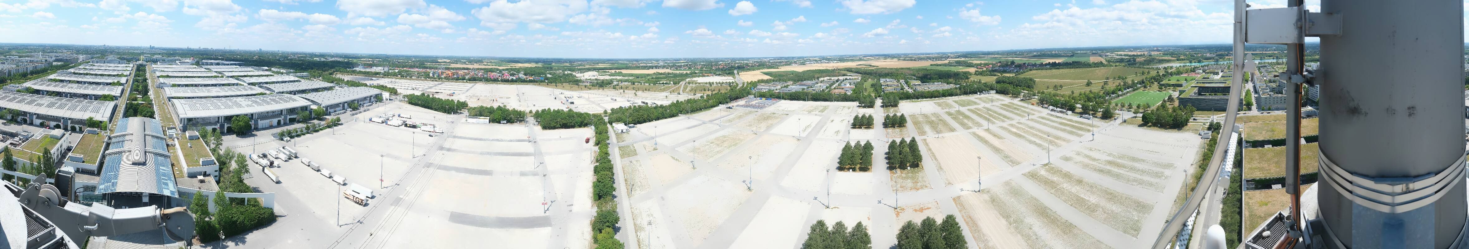 Archiv Foto Webcam München: Messeturm Riem (Messestadt Ost)