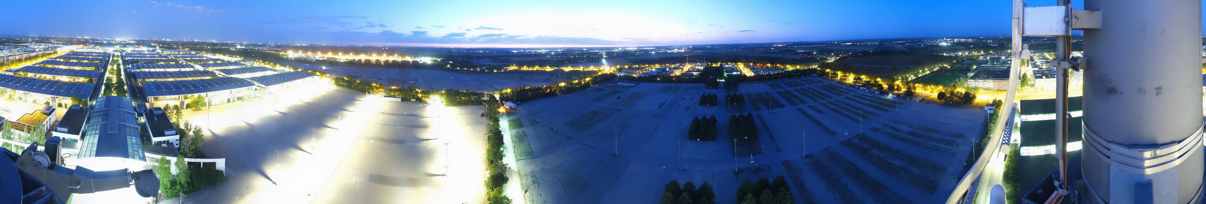 Archiv Foto Webcam München: Messeturm Riem (Messestadt Ost)