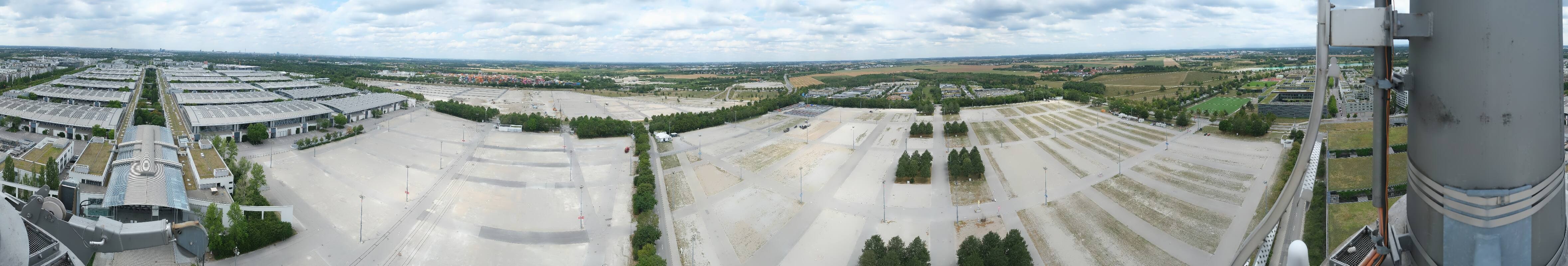 Archiv Foto Webcam München: Messeturm Riem (Messestadt Ost)