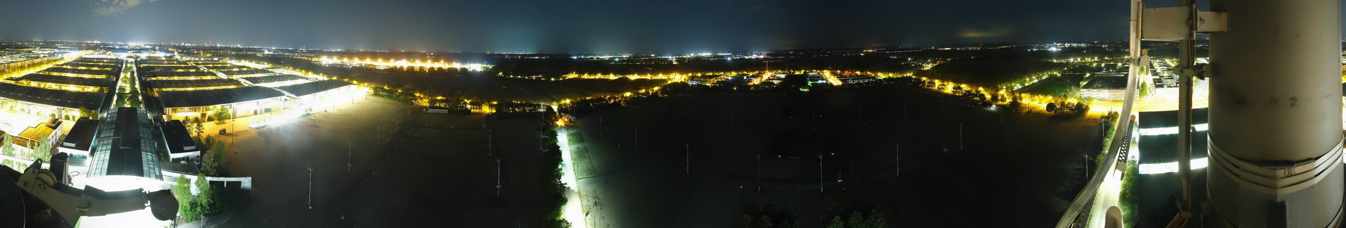 Archiv Foto Webcam München: Messeturm Riem (Messestadt Ost)