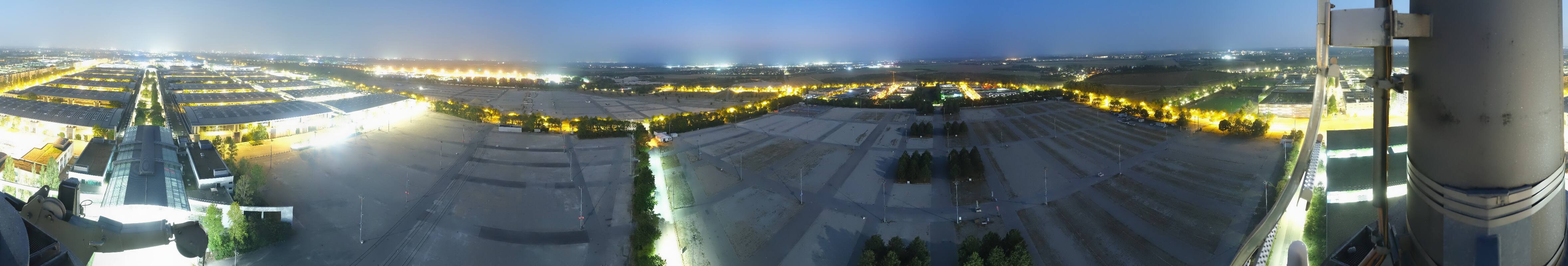 Archiv Foto Webcam München: Messeturm Riem (Messestadt Ost)