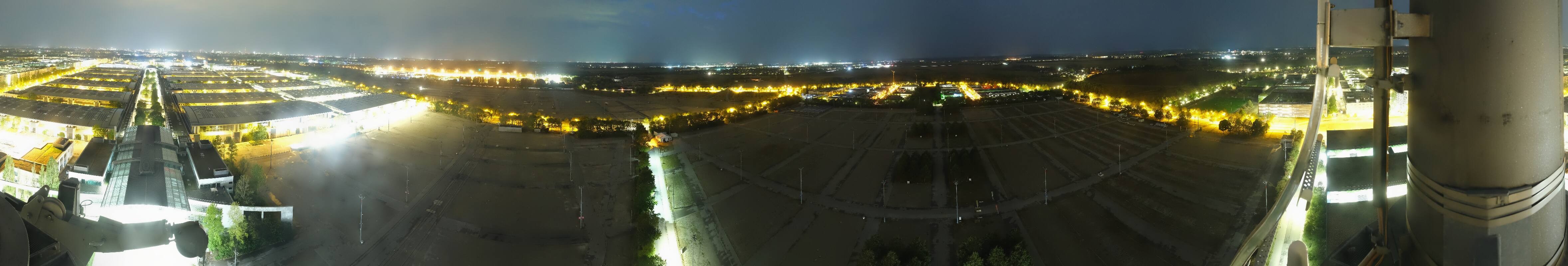 Archiv Foto Webcam München: Messeturm Riem (Messestadt Ost)