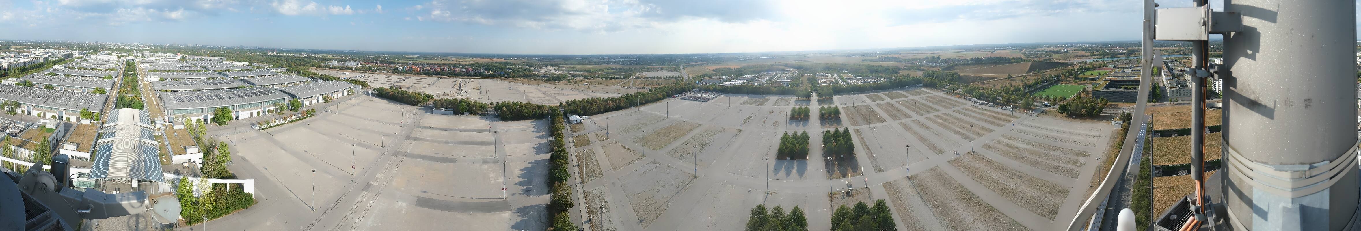 Archiv Foto Webcam München: Messeturm Riem (Messestadt Ost)