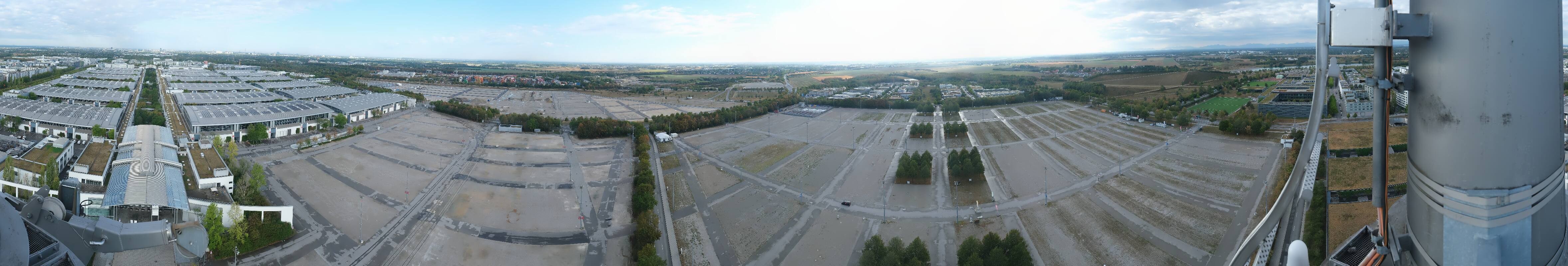 Archiv Foto Webcam München: Messeturm Riem (Messestadt Ost)