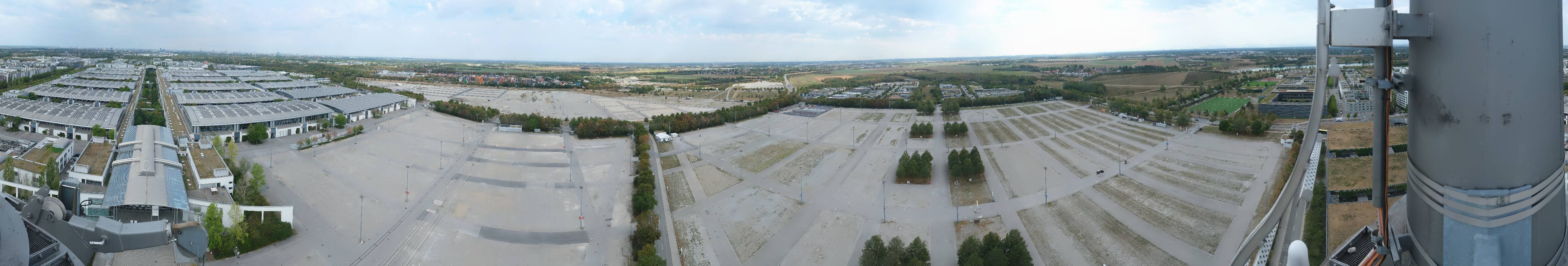 Archiv Foto Webcam München: Messeturm Riem (Messestadt Ost)