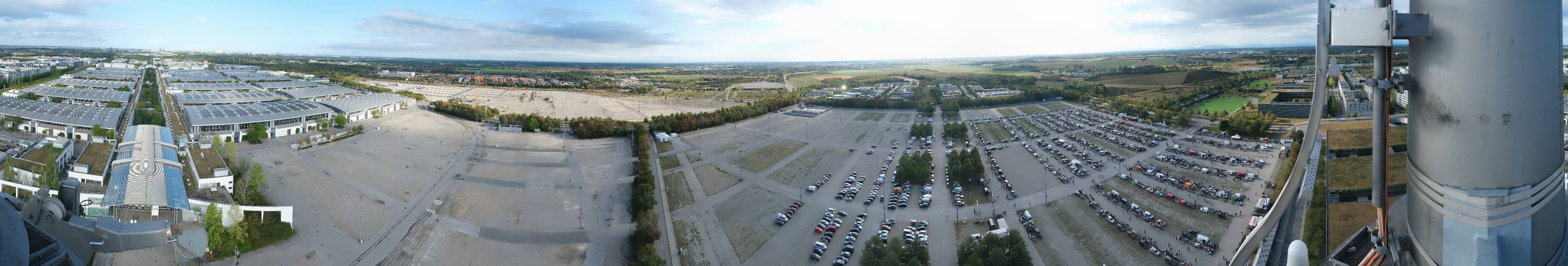 Archiv Foto Webcam München: Messeturm Riem (Messestadt Ost)