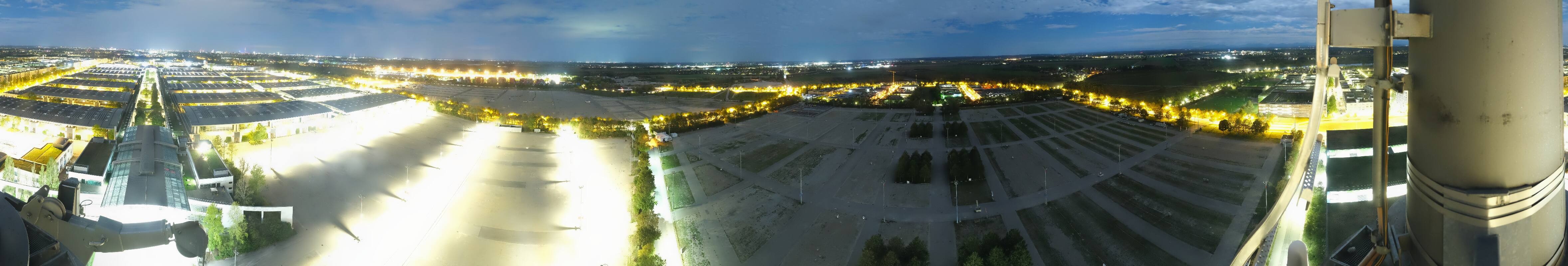 Archiv Foto Webcam München: Messeturm Riem (Messestadt Ost)