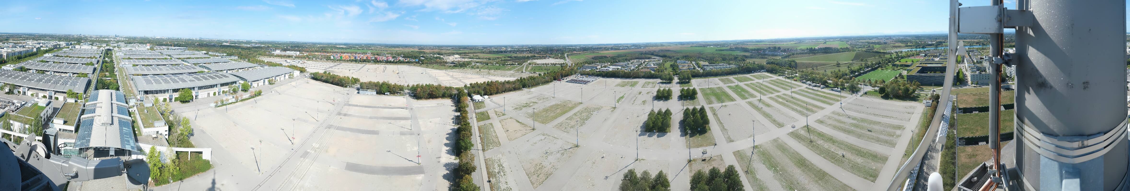 Archived image Webcam Munich: Messe München Riem