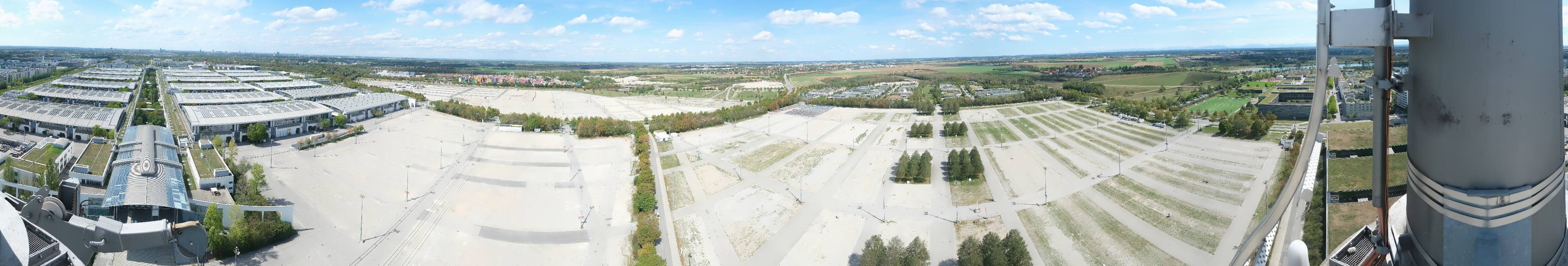 Archiv Foto Webcam München: Messeturm Riem (Messestadt Ost)