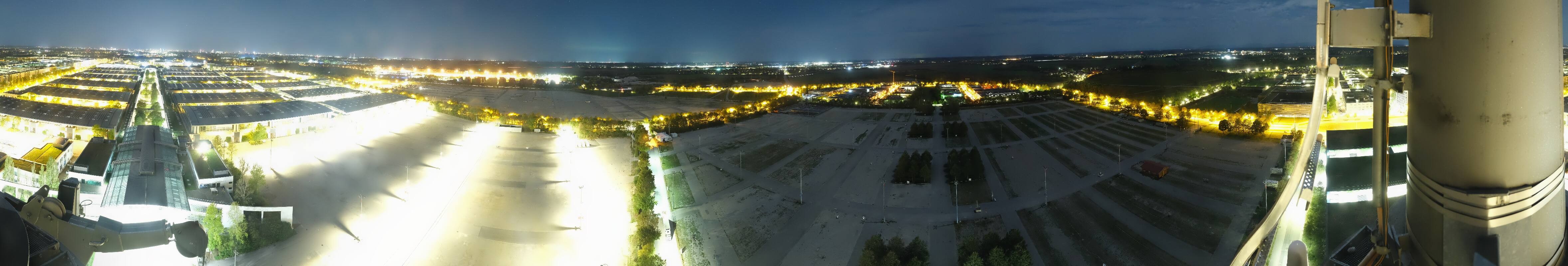 Archiv Foto Webcam München: Messeturm Riem (Messestadt Ost)