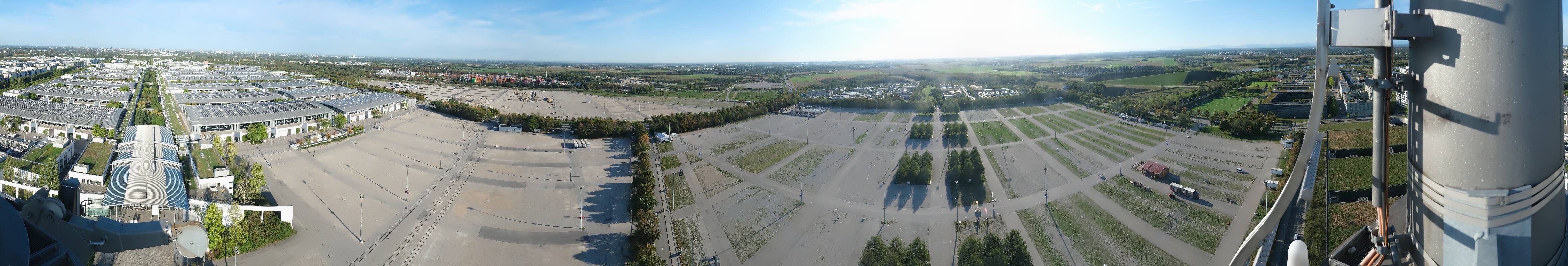Archiv Foto Webcam München: Messeturm Riem (Messestadt Ost)