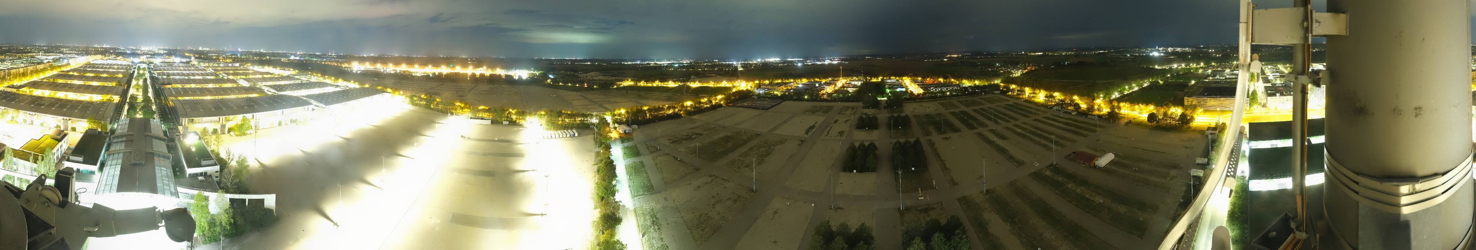 Archiv Foto Webcam München: Messeturm Riem (Messestadt Ost)