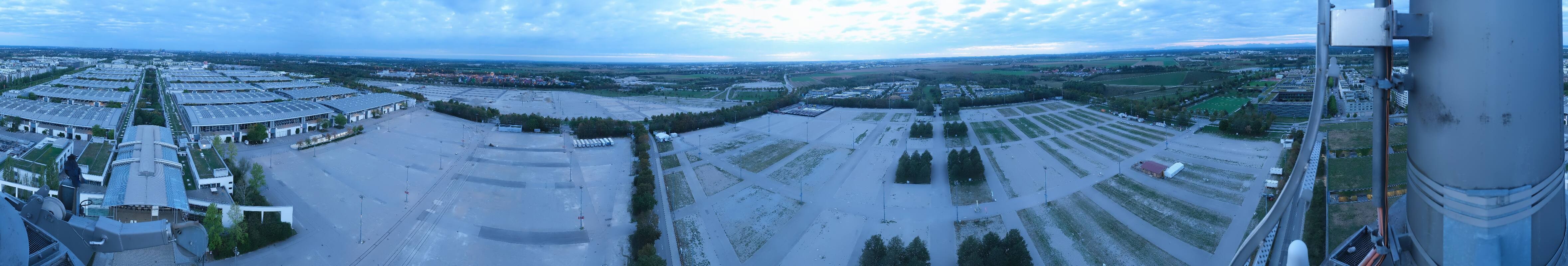 Archiv Foto Webcam München: Messeturm Riem (Messestadt Ost)