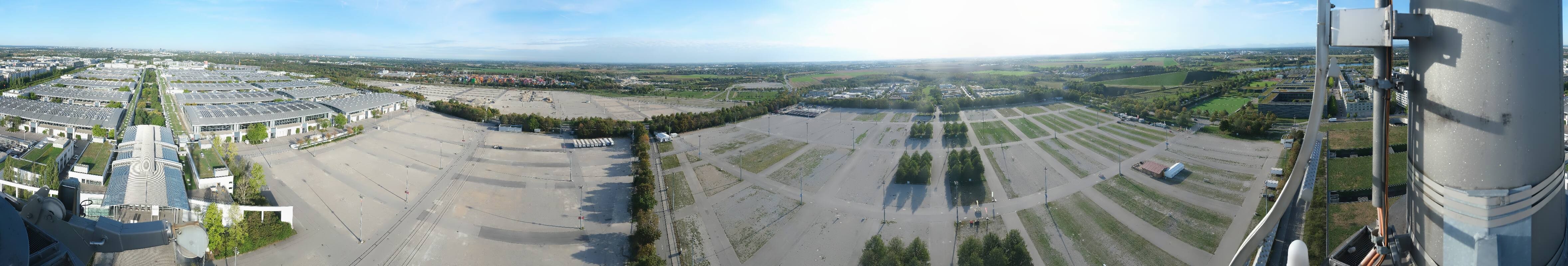 Archiv Foto Webcam München: Messeturm Riem (Messestadt Ost)