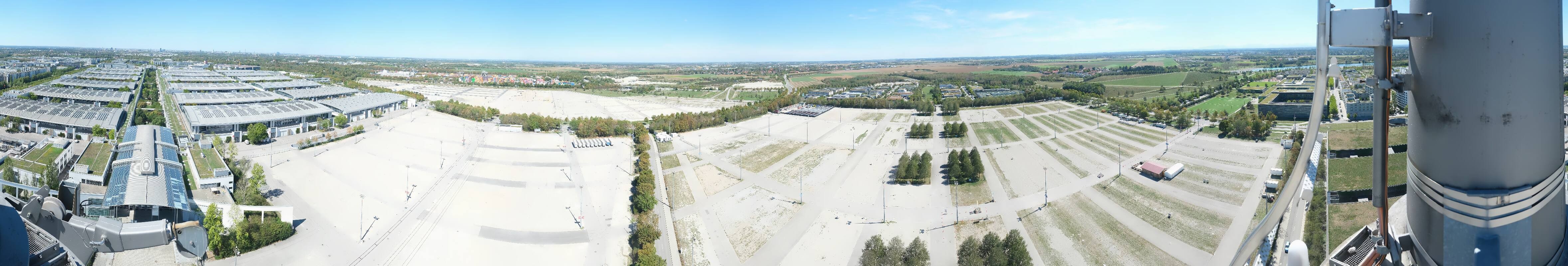 Archiv Foto Webcam München: Messeturm Riem (Messestadt Ost)