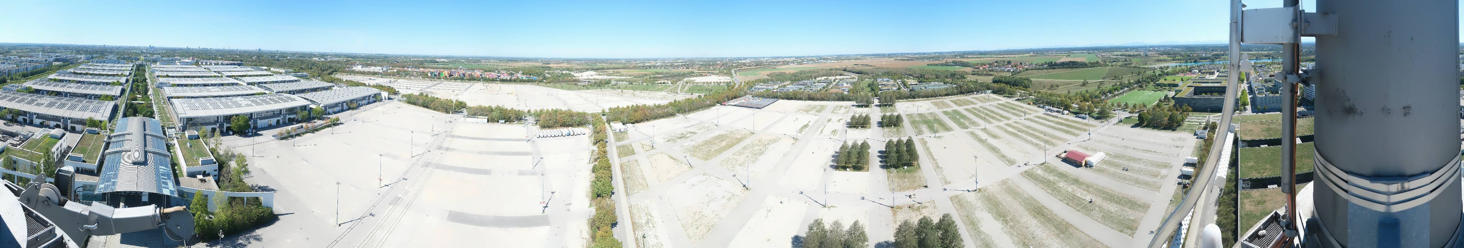 Archiv Foto Webcam München: Messeturm Riem (Messestadt Ost)