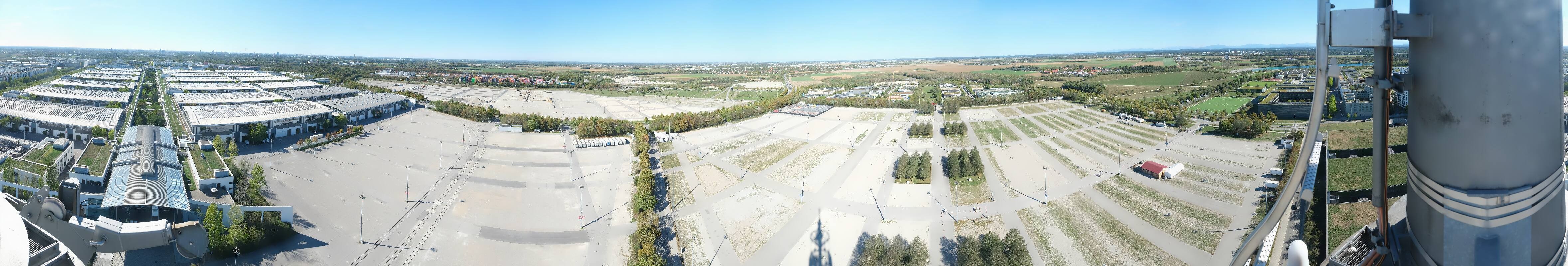 Archiv Foto Webcam München: Messeturm Riem (Messestadt Ost)