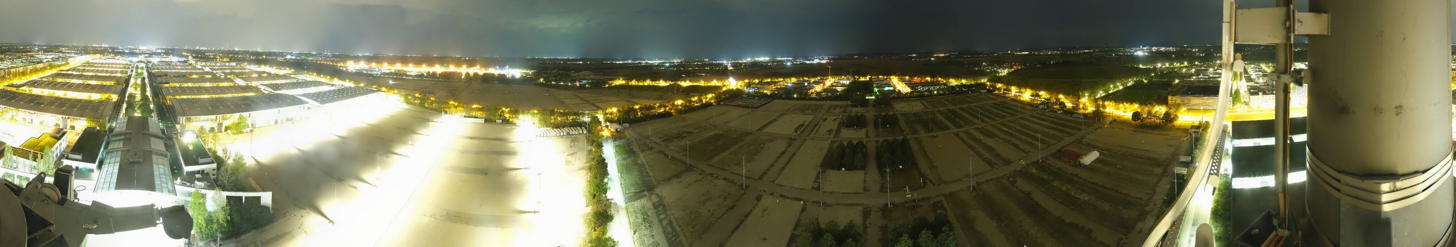 Archiv Foto Webcam München: Messeturm Riem (Messestadt Ost)