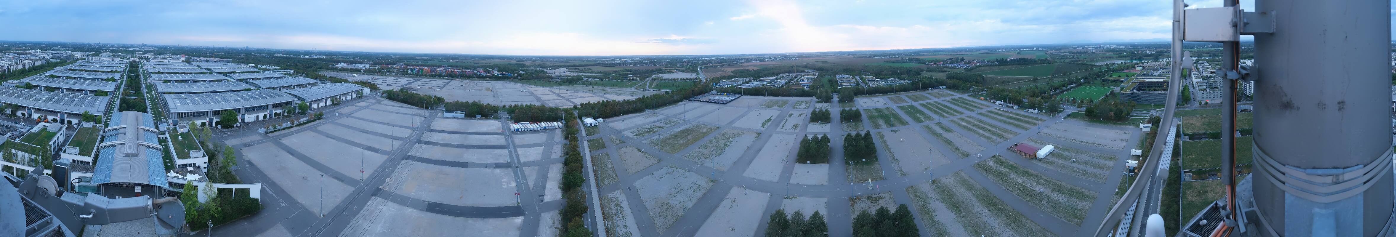 Archiv Foto Webcam München: Messeturm Riem (Messestadt Ost)
