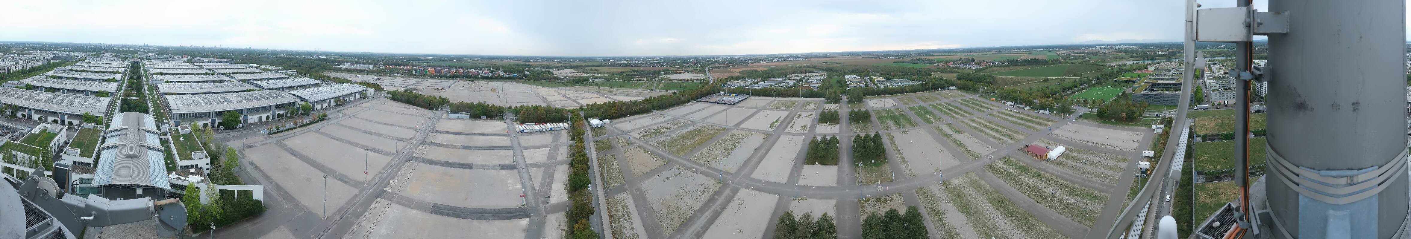 Archiv Foto Webcam München: Messeturm Riem (Messestadt Ost)
