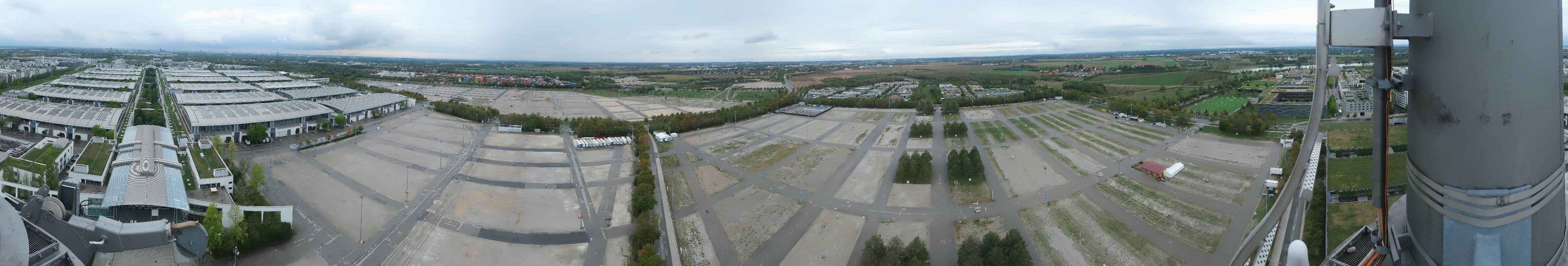 Archiv Foto Webcam München: Messeturm Riem (Messestadt Ost)