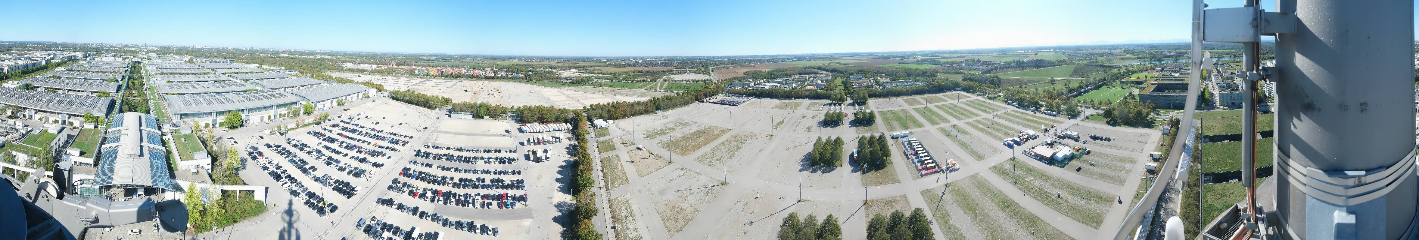 Archiv Foto Webcam München: Messeturm Riem (Messestadt Ost)
