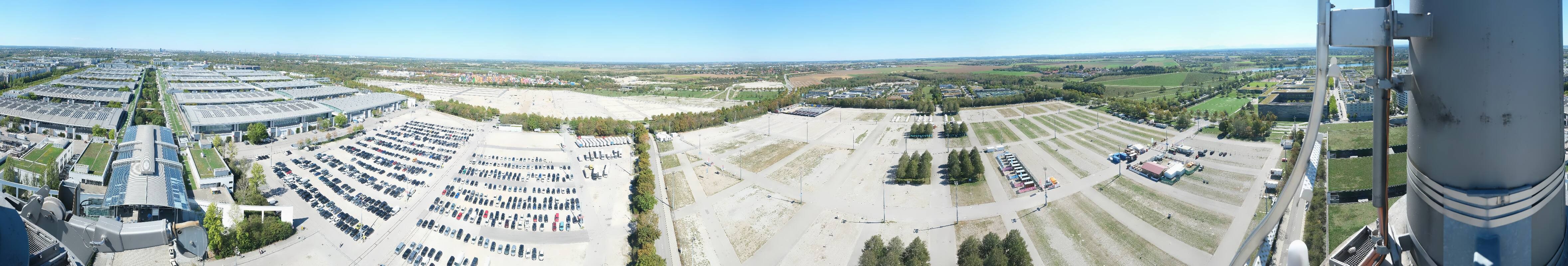 Archiv Foto Webcam München: Messeturm Riem (Messestadt Ost)