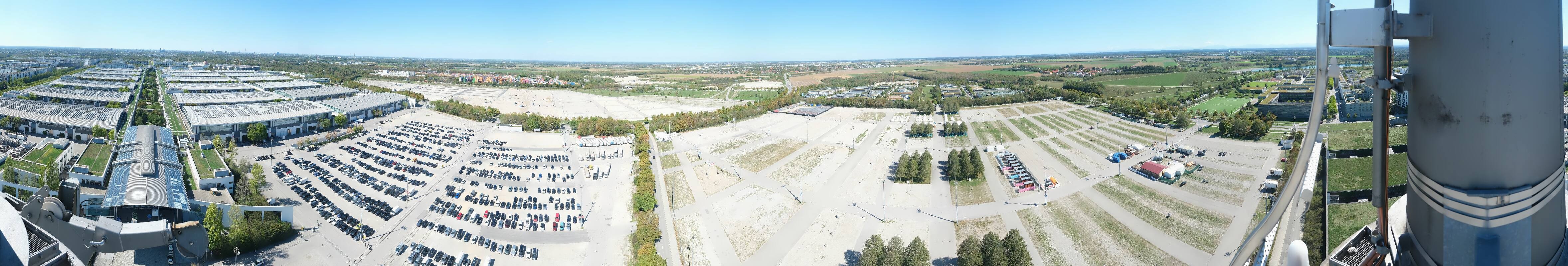 Archiv Foto Webcam München: Messeturm Riem (Messestadt Ost)