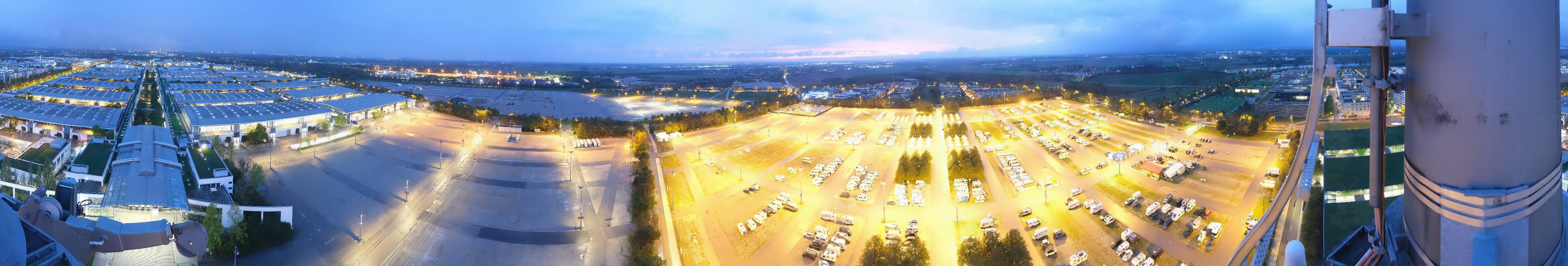 Archiv Foto Webcam München: Messeturm Riem (Messestadt Ost)