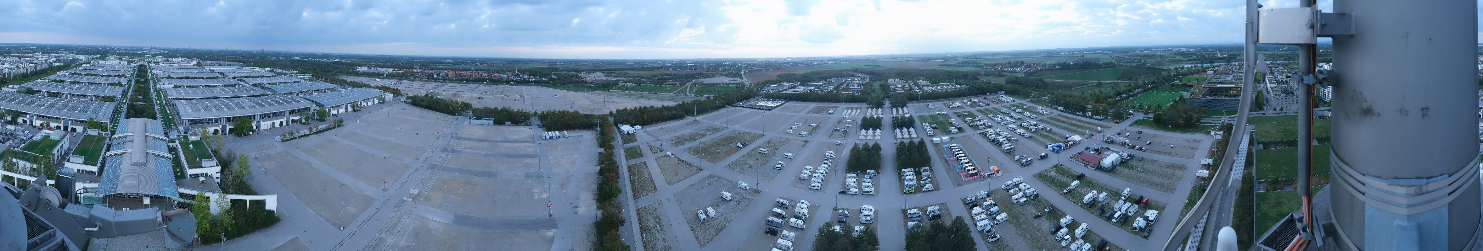 Archiv Foto Webcam München: Messeturm Riem (Messestadt Ost)