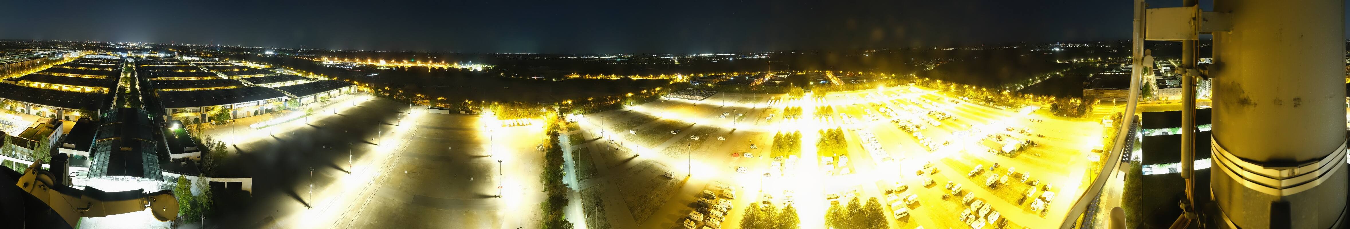 Archiv Foto Webcam München: Messeturm Riem (Messestadt Ost)