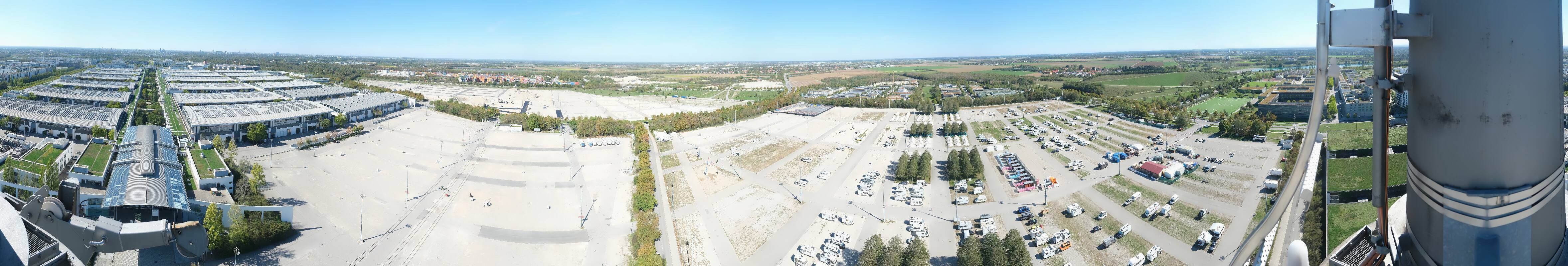 Archiv Foto Webcam München: Messeturm Riem (Messestadt Ost)