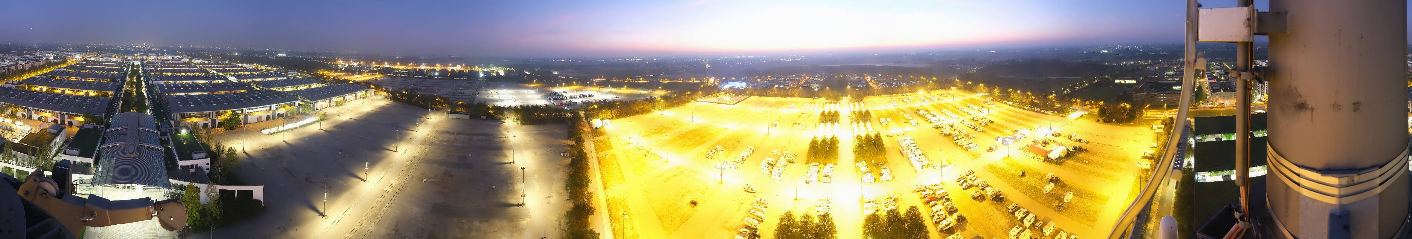 Archiv Foto Webcam München: Messeturm Riem (Messestadt Ost)