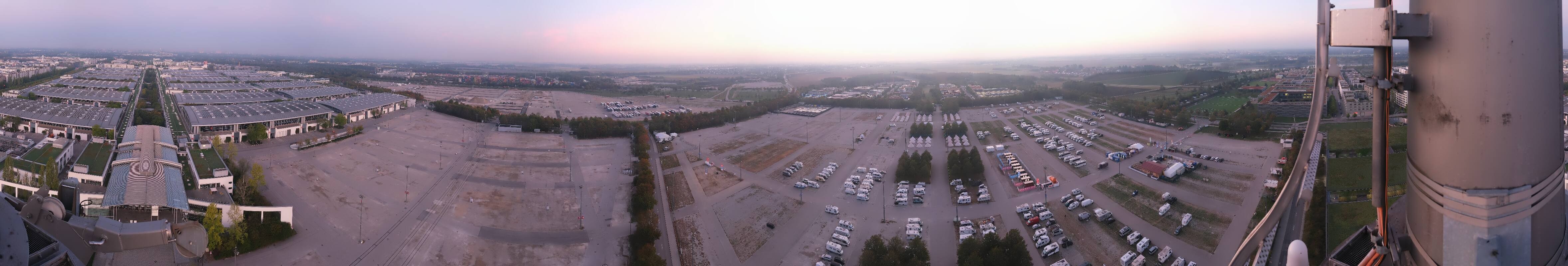 Archiv Foto Webcam München: Messeturm Riem (Messestadt Ost)