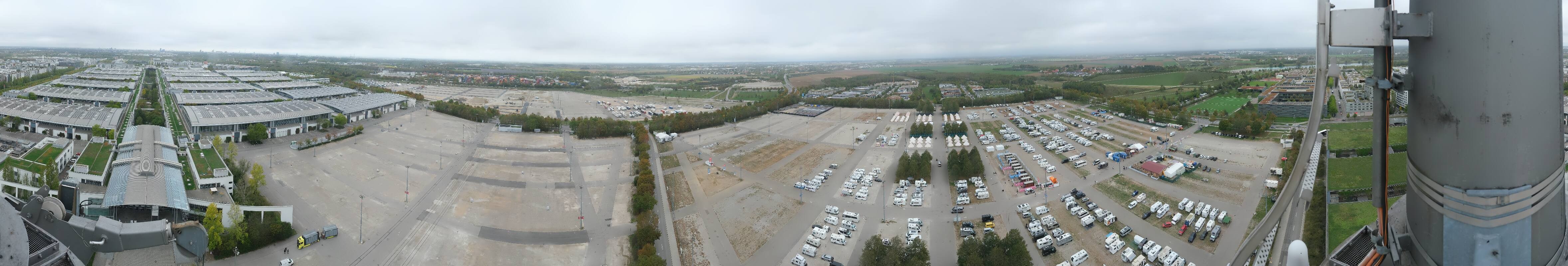 Archiv Foto Webcam München: Messeturm Riem (Messestadt Ost)