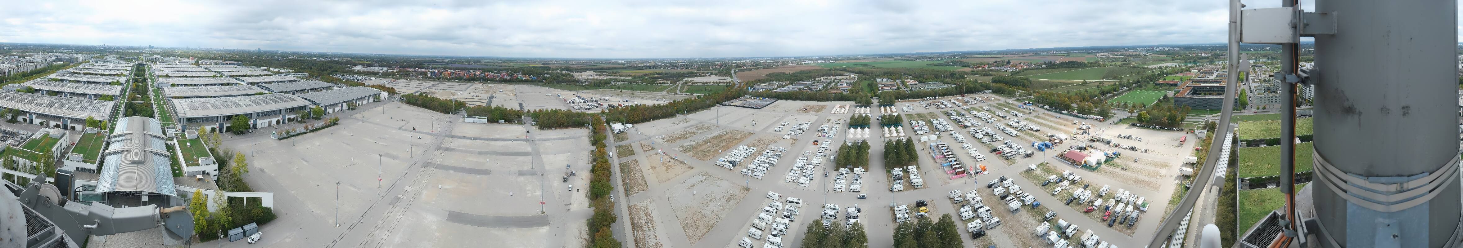 Archiv Foto Webcam München: Messeturm Riem (Messestadt Ost)