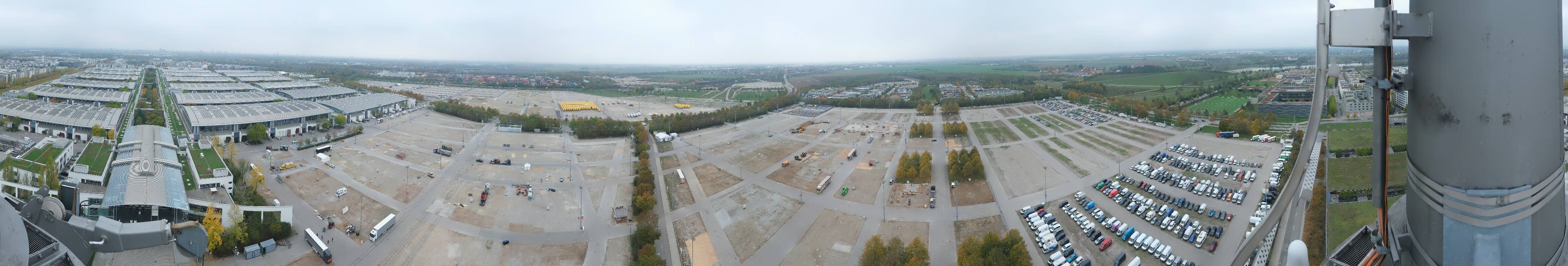 Archiv Foto Webcam München: Messeturm Riem (Messestadt Ost)