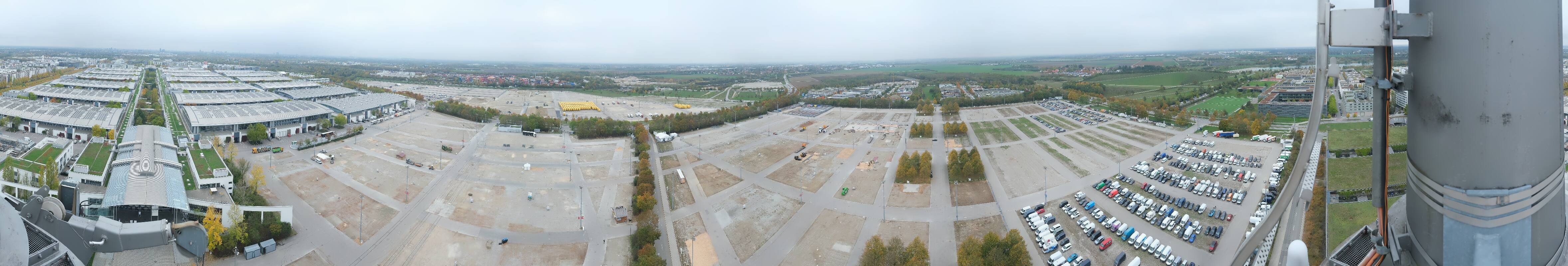 Archiv Foto Webcam München: Messeturm Riem (Messestadt Ost)
