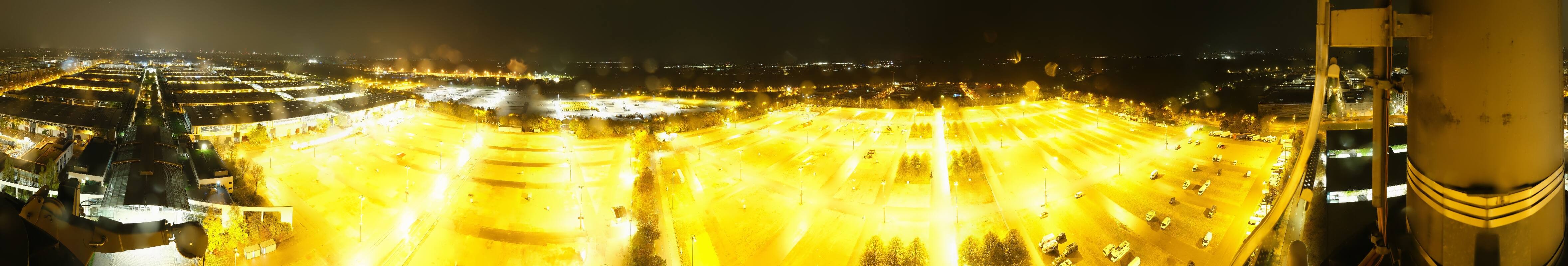 Archiv Foto Webcam München: Messeturm Riem (Messestadt Ost)