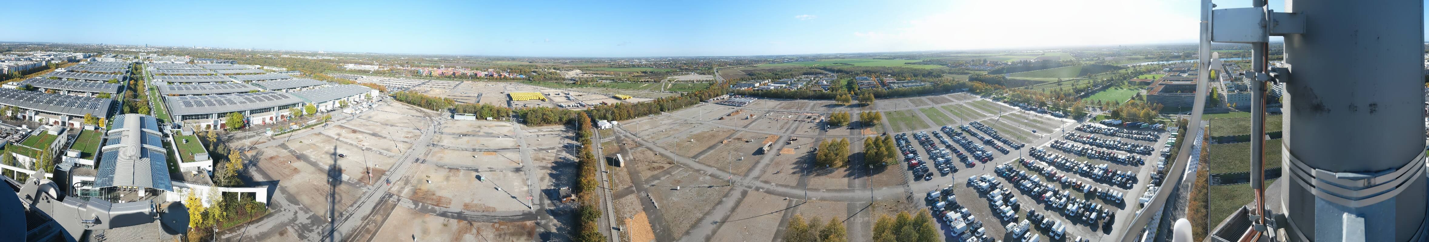 Archiv Foto Webcam München: Messeturm Riem (Messestadt Ost)