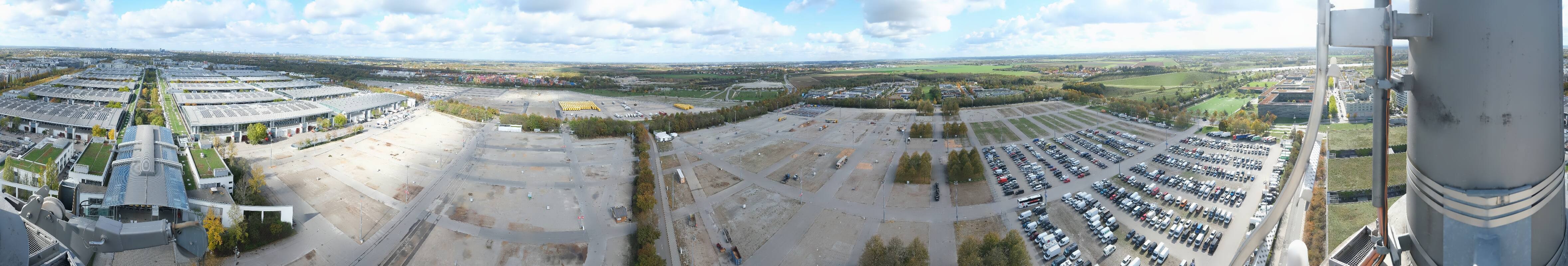 Archiv Foto Webcam München: Messeturm Riem (Messestadt Ost)