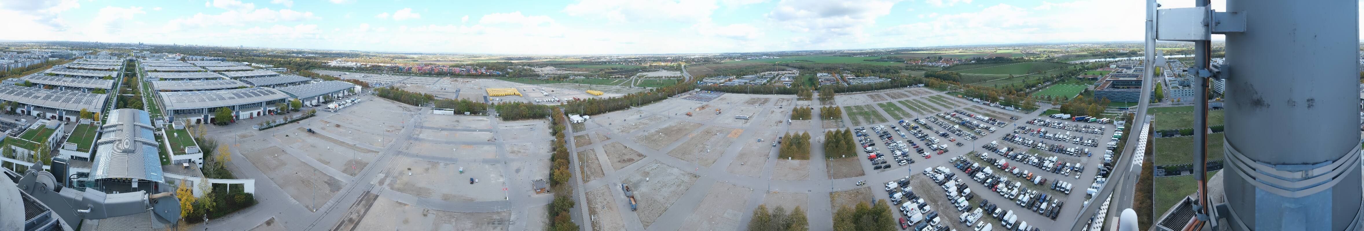 Archiv Foto Webcam München: Messeturm Riem (Messestadt Ost)